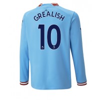 Manchester City Jack Grealish #10 Hjemmebanetrøje 2022-23 Langærmet